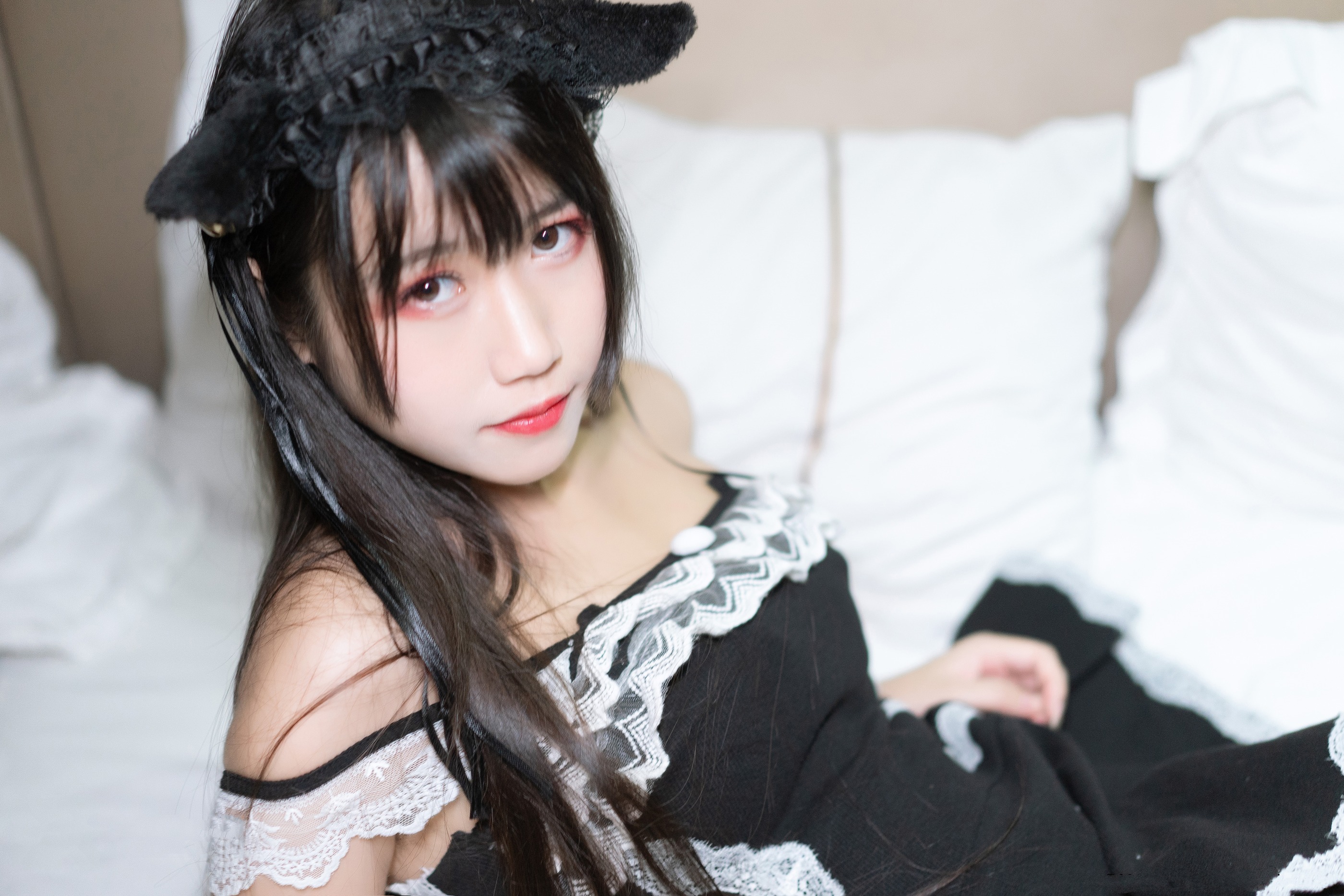 图片[1]-不呆猫 – NO.016 黑猫丝袜诱惑 [40P]-XikXak